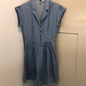 Denim mini dress